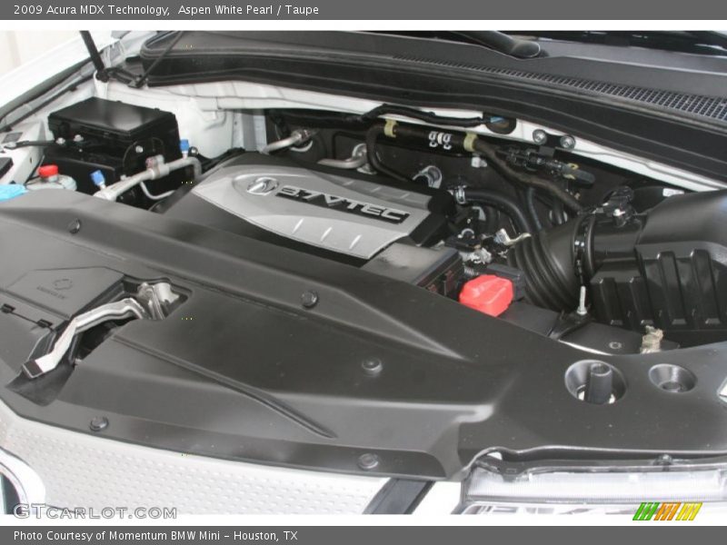 Aspen White Pearl / Taupe 2009 Acura MDX Technology
