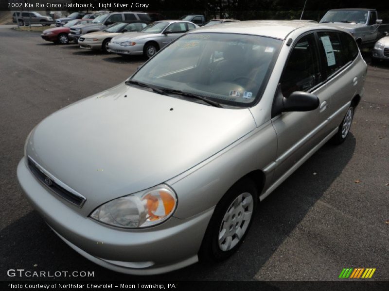 Light Silver / Gray 2002 Kia Rio Cinco Hatchback