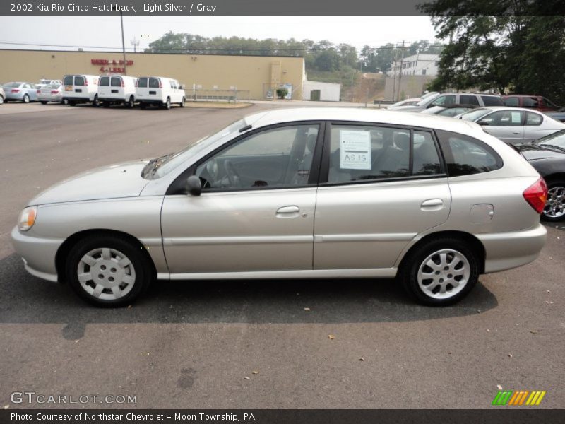  2002 Rio Cinco Hatchback Light Silver