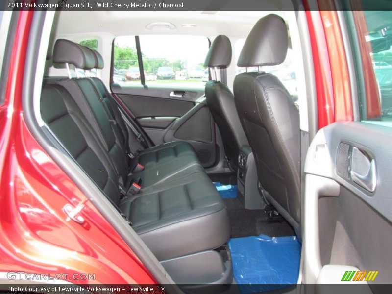 Wild Cherry Metallic / Charcoal 2011 Volkswagen Tiguan SEL