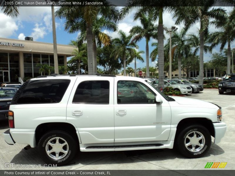 Summit White / Sandstone 2005 GMC Yukon Denali AWD