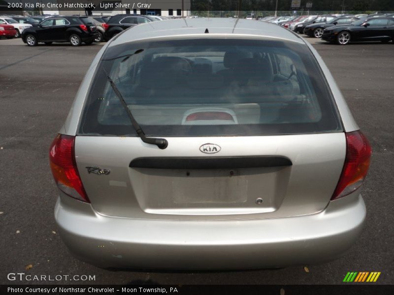 Light Silver / Gray 2002 Kia Rio Cinco Hatchback