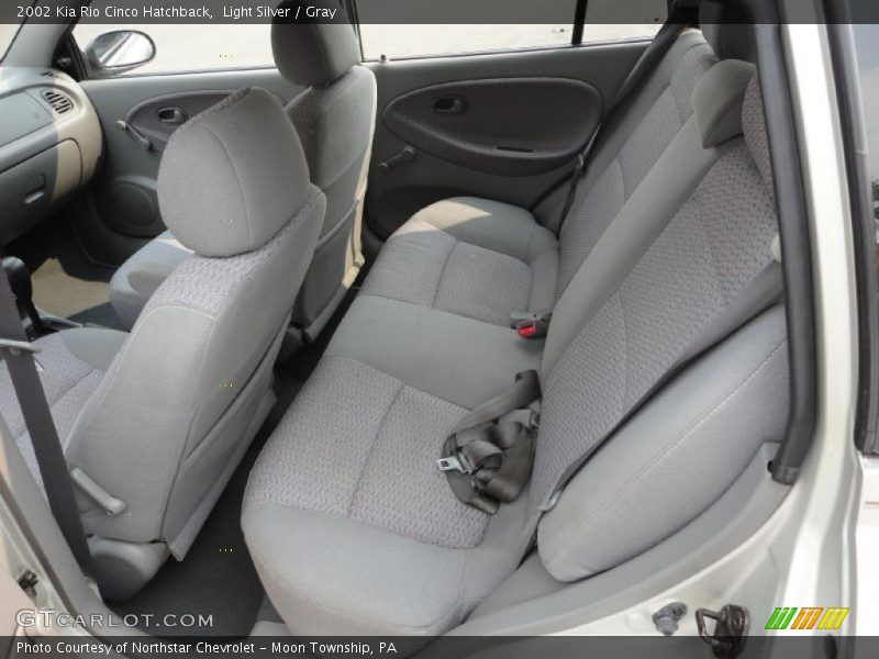  2002 Rio Cinco Hatchback Gray Interior