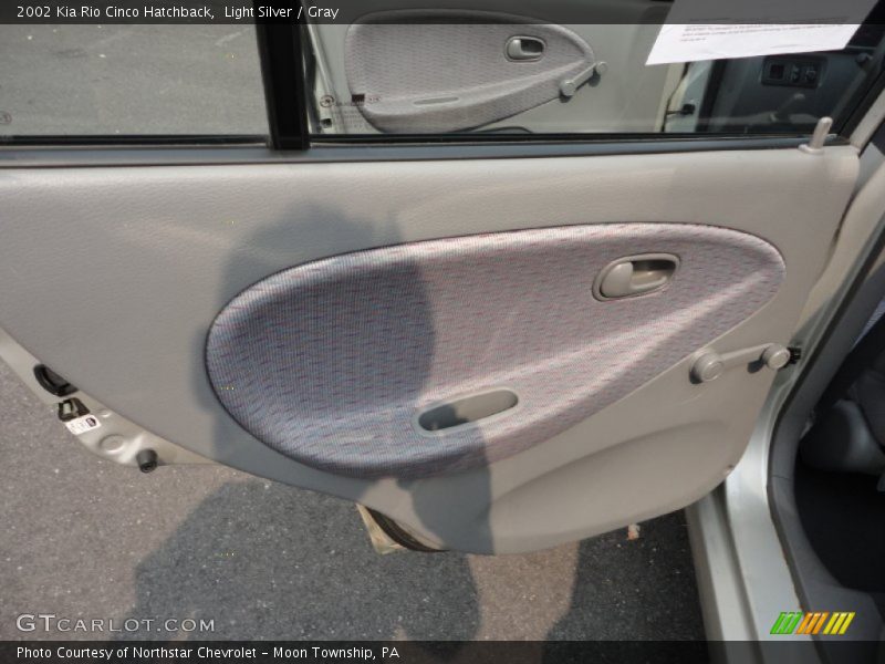 Light Silver / Gray 2002 Kia Rio Cinco Hatchback