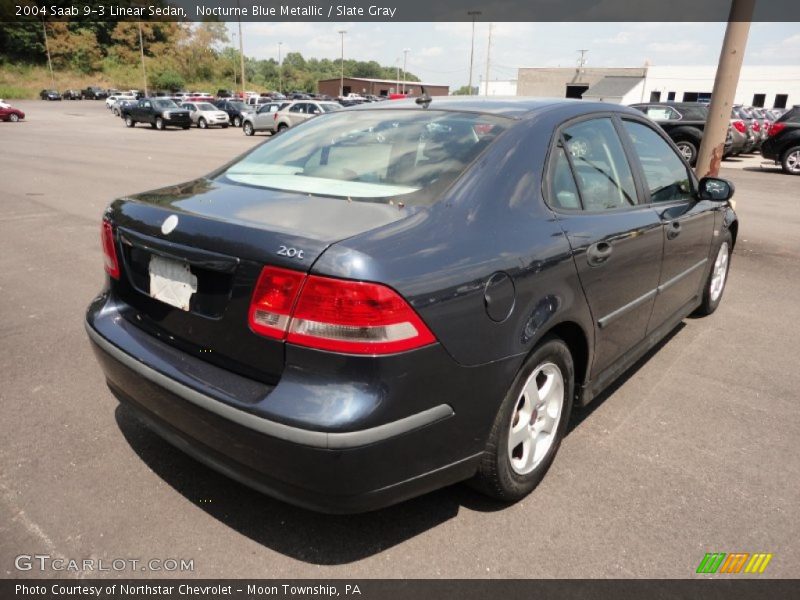Nocturne Blue Metallic / Slate Gray 2004 Saab 9-3 Linear Sedan