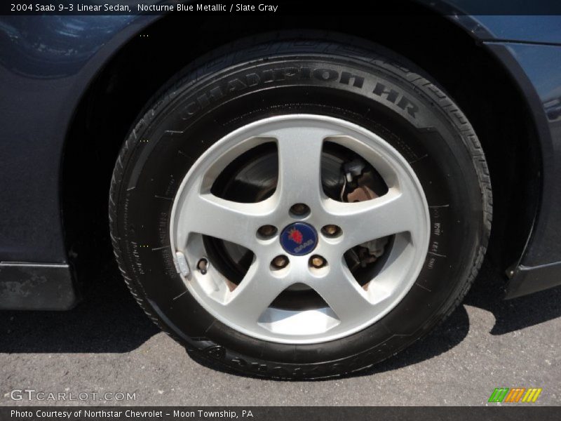 Nocturne Blue Metallic / Slate Gray 2004 Saab 9-3 Linear Sedan