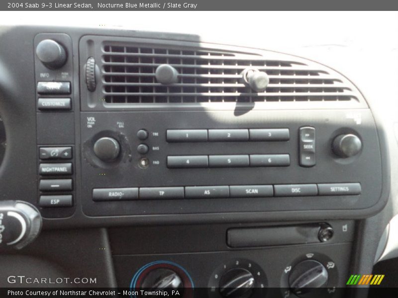 Nocturne Blue Metallic / Slate Gray 2004 Saab 9-3 Linear Sedan
