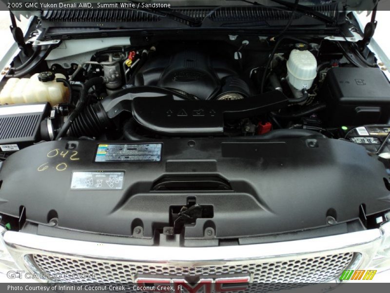 Summit White / Sandstone 2005 GMC Yukon Denali AWD
