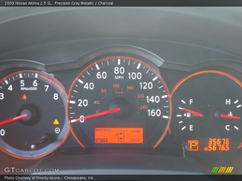 Precision Gray Metallic / Charcoal 2009 Nissan Altima 2.5 SL