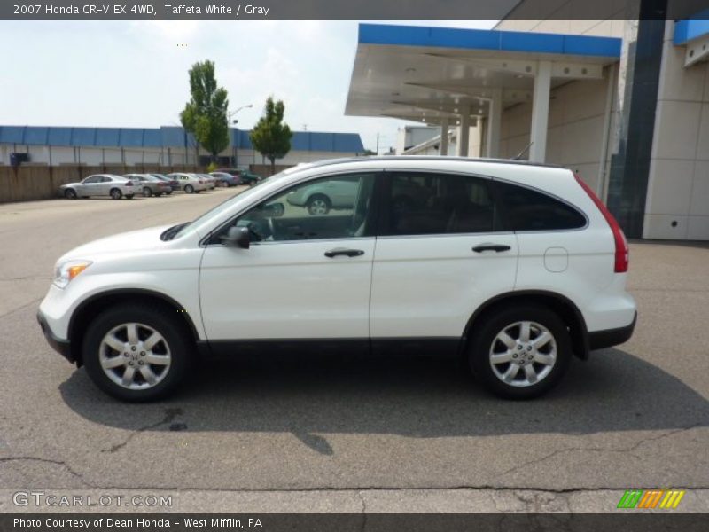 Taffeta White / Gray 2007 Honda CR-V EX 4WD