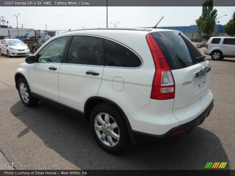 Taffeta White / Gray 2007 Honda CR-V EX 4WD