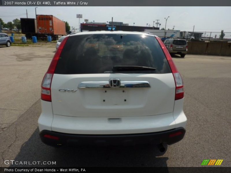 Taffeta White / Gray 2007 Honda CR-V EX 4WD
