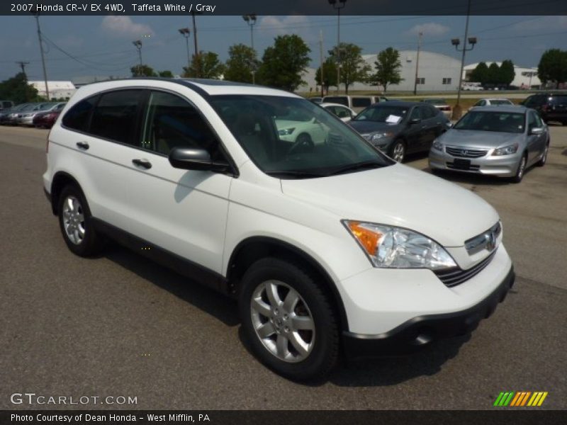 Taffeta White / Gray 2007 Honda CR-V EX 4WD