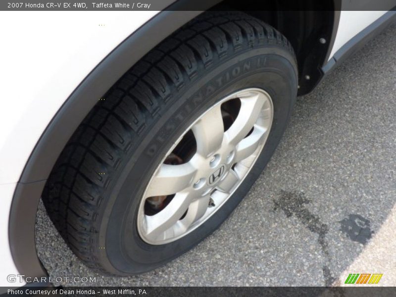 Taffeta White / Gray 2007 Honda CR-V EX 4WD
