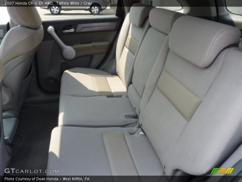 Taffeta White / Gray 2007 Honda CR-V EX 4WD