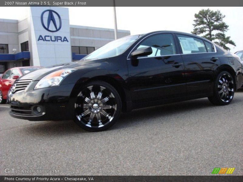 Custom Wheels of 2007 Altima 2.5 S