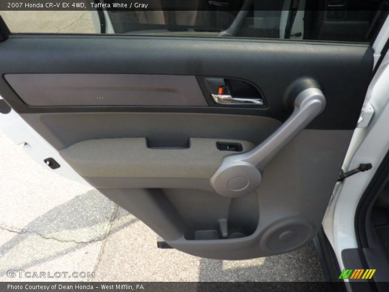 Taffeta White / Gray 2007 Honda CR-V EX 4WD