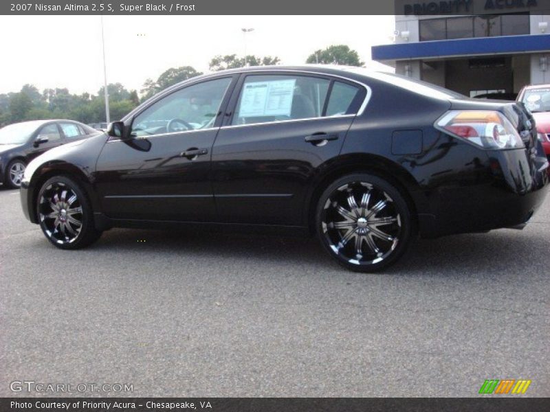 Super Black / Frost 2007 Nissan Altima 2.5 S