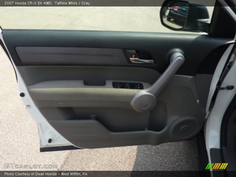 Taffeta White / Gray 2007 Honda CR-V EX 4WD