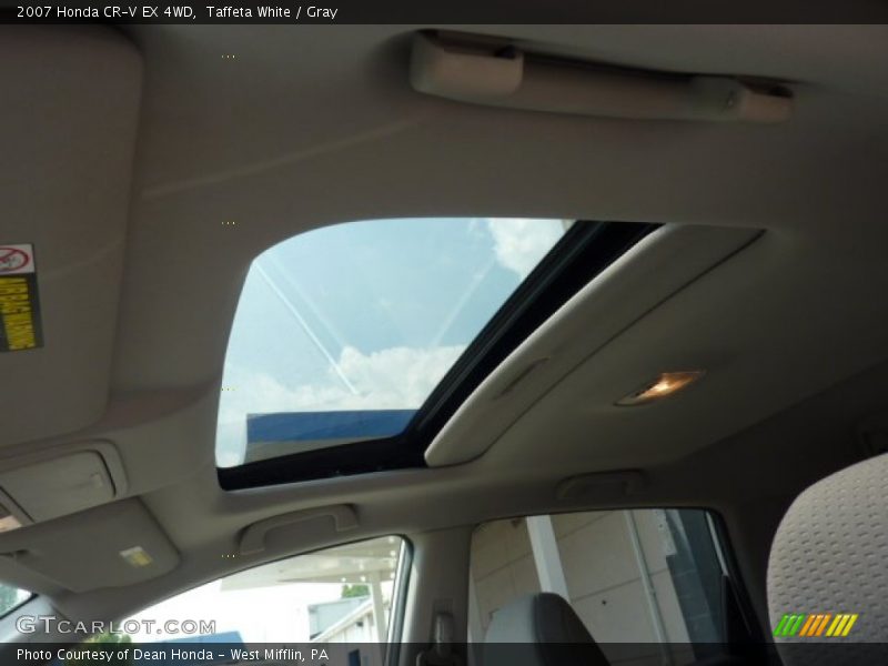 Taffeta White / Gray 2007 Honda CR-V EX 4WD