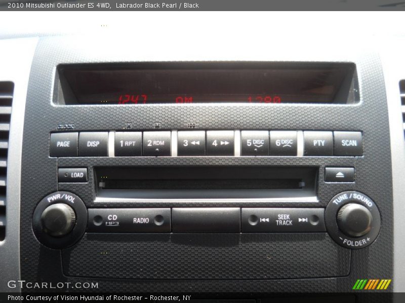 Labrador Black Pearl / Black 2010 Mitsubishi Outlander ES 4WD