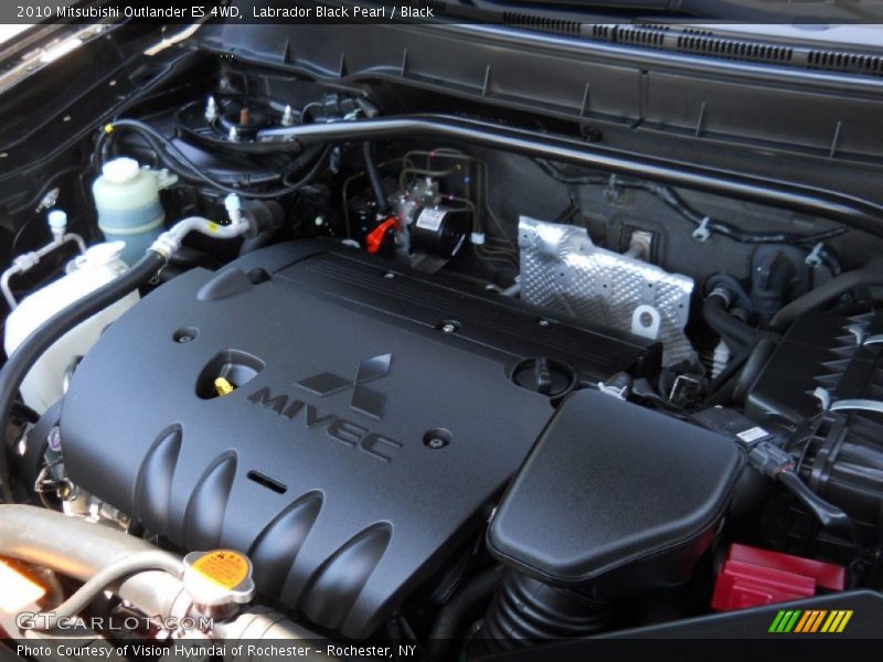  2010 Outlander ES 4WD Engine - 2.4 Liter DOHC 16-Valve MIVEC 4 Cylinder