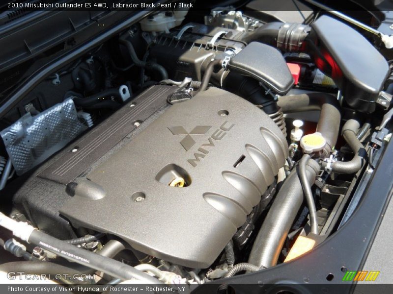  2010 Outlander ES 4WD Engine - 2.4 Liter DOHC 16-Valve MIVEC 4 Cylinder