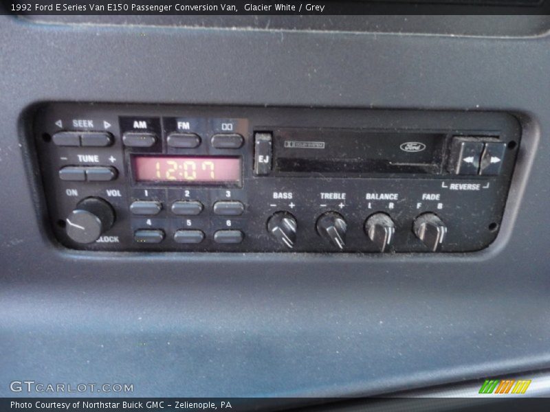 Glacier White / Grey 1992 Ford E Series Van E150 Passenger Conversion Van
