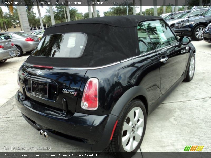 Astro Black Metallic / Black/Panther Black 2006 Mini Cooper S Convertible