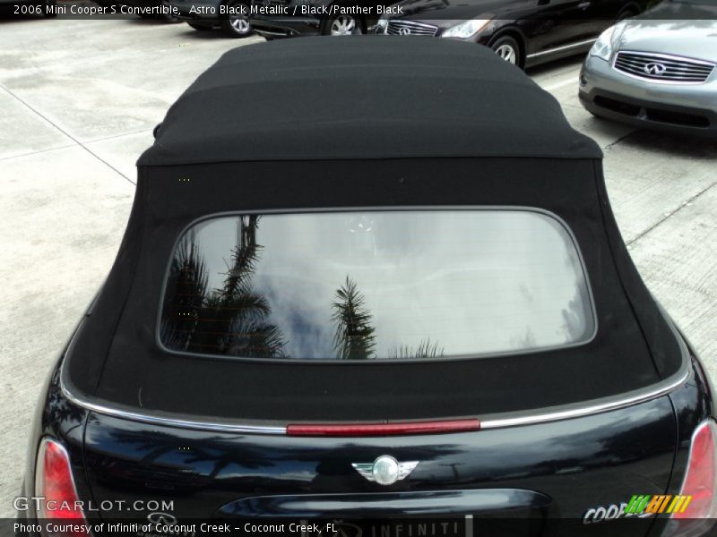 Astro Black Metallic / Black/Panther Black 2006 Mini Cooper S Convertible
