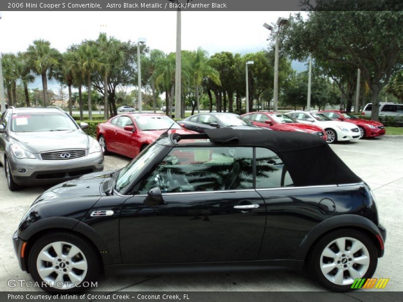 Astro Black Metallic / Black/Panther Black 2006 Mini Cooper S Convertible