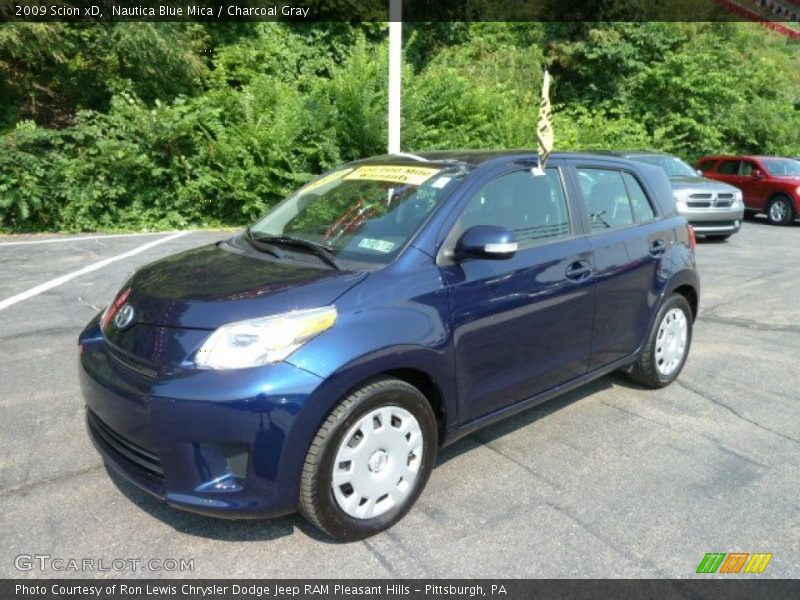Nautica Blue Mica / Charcoal Gray 2009 Scion xD