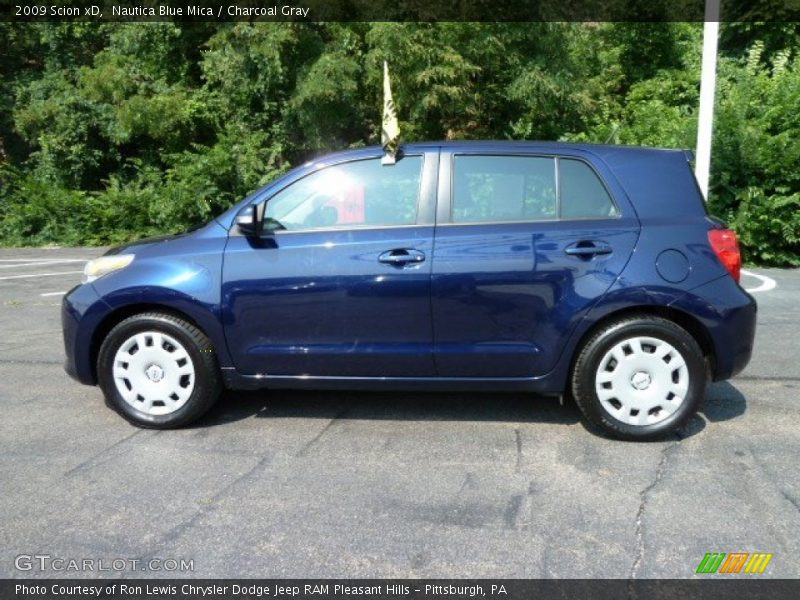 Nautica Blue Mica / Charcoal Gray 2009 Scion xD