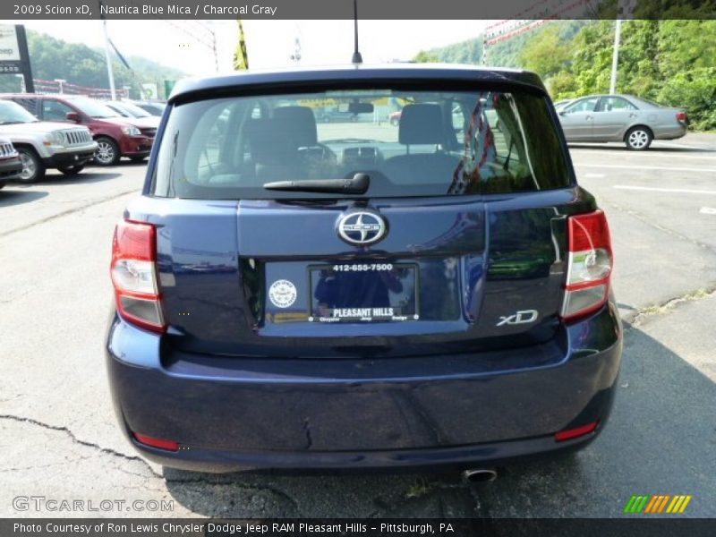 Nautica Blue Mica / Charcoal Gray 2009 Scion xD