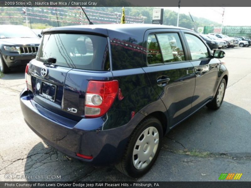 Nautica Blue Mica / Charcoal Gray 2009 Scion xD