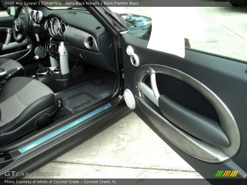 Astro Black Metallic / Black/Panther Black 2006 Mini Cooper S Convertible