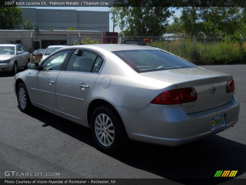 Platinum Metallic / Titanium Gray 2007 Buick Lucerne CX