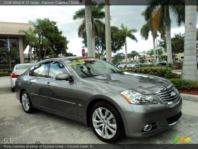 Platinum Graphite / Stone 2008 Infiniti M 35 Sedan