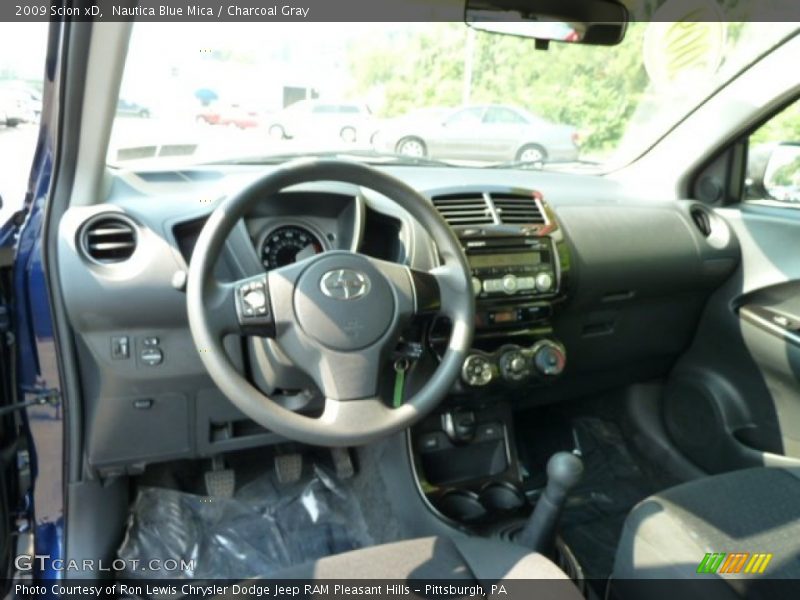 Nautica Blue Mica / Charcoal Gray 2009 Scion xD