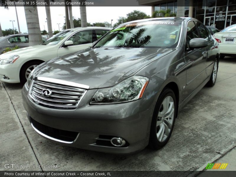 Platinum Graphite / Stone 2008 Infiniti M 35 Sedan