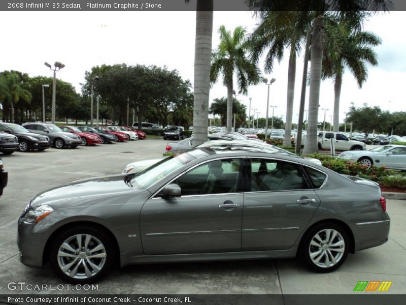 Platinum Graphite / Stone 2008 Infiniti M 35 Sedan