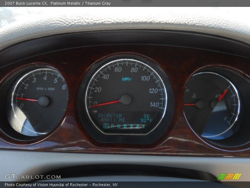 Platinum Metallic / Titanium Gray 2007 Buick Lucerne CX