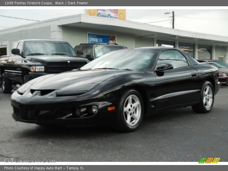 Black / Dark Pewter 1998 Pontiac Firebird Coupe