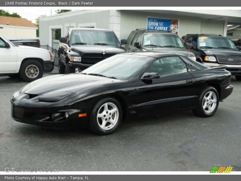 Black / Dark Pewter 1998 Pontiac Firebird Coupe