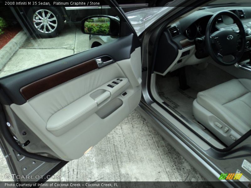 Platinum Graphite / Stone 2008 Infiniti M 35 Sedan