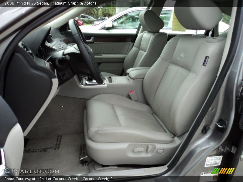Platinum Graphite / Stone 2008 Infiniti M 35 Sedan