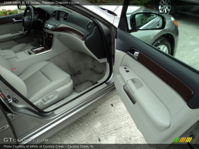 Platinum Graphite / Stone 2008 Infiniti M 35 Sedan