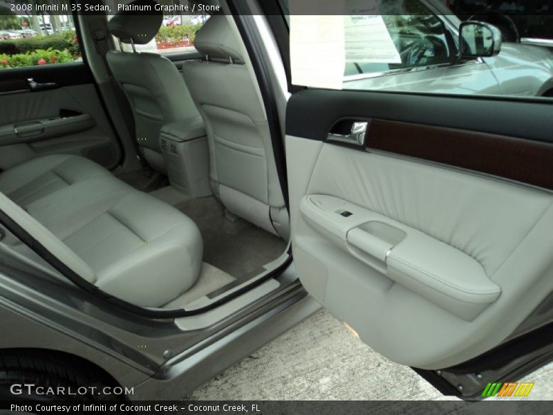 Platinum Graphite / Stone 2008 Infiniti M 35 Sedan