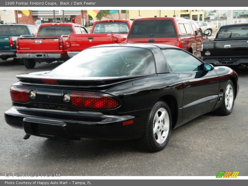 Black / Dark Pewter 1998 Pontiac Firebird Coupe
