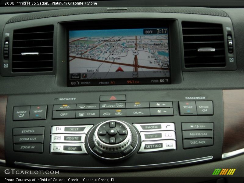 Platinum Graphite / Stone 2008 Infiniti M 35 Sedan
